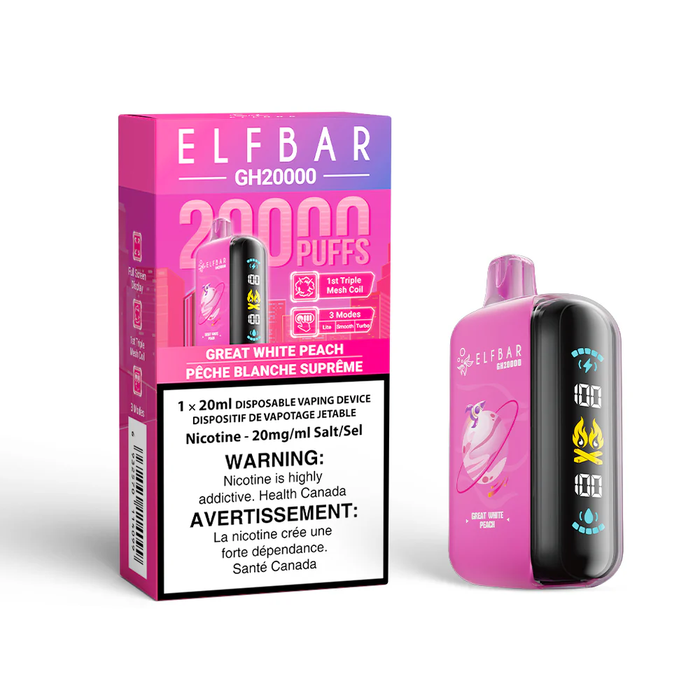 ELFBAR GH20000 - Great White Peach - Image 2