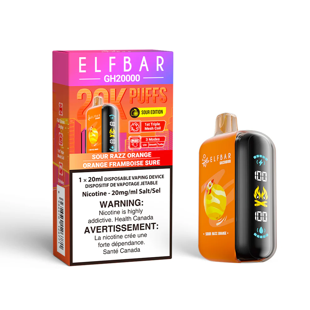 ELFBAR GH20000 - Sour Razz Orange - Image 2