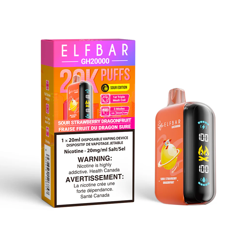 ELFBAR GH20000 - Sour Strawberry Dragonfruit - Image 2