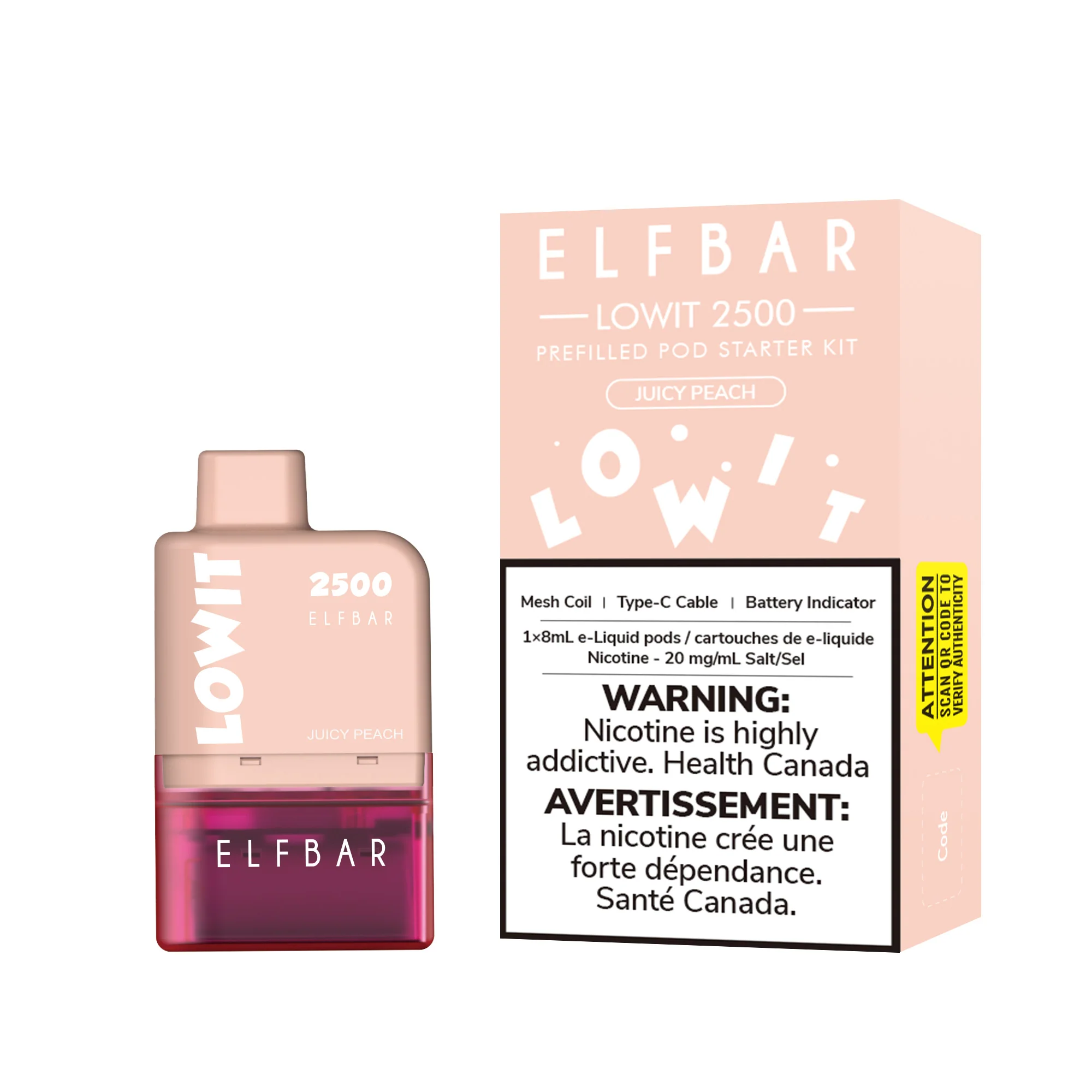 ELFBAR Lowit 2500 Starter Kit - Image 8